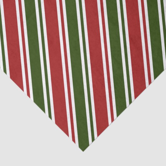 Papier Mousseline Noël rouge et vert  (Détail)