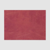 Papier Mousseline Noël Rouge Faux Cuir Texture (Recto)