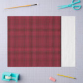 Papier Mousseline Noël Rouge noir Motif deux tons classique (Artisanat)