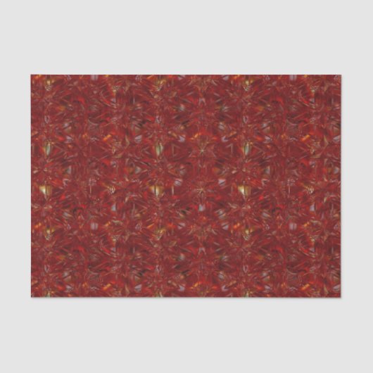 Papier Mousseline Noël Rouge Vacances de luxe (Recto)