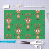 Papier Mousseline Noël Rudolph Red Nez Reindeer (Artisanat)