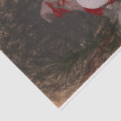 Papier Mousseline Noël Russe Vintage Gnome Sketch Art (Détail)