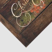 Papier Mousseline Noël rustique (Détail)