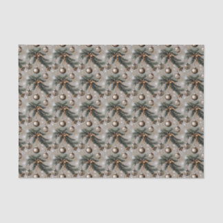 Papier Mousseline Noël rustique