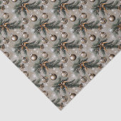 Papier Mousseline Noël rustique (Détail)