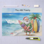 Papier Mousseline Noël SANTA CLAUS en juillet (Artisanat)