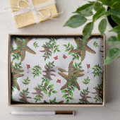 Papier Mousseline Noël Sarfish Holly dans Berries (Cadeau)