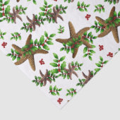 Papier Mousseline Noël Sarfish Holly dans Berries (Détail)