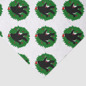 Papier Mousseline Noël Sasquatchant (Détail)