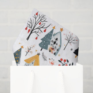 Papier Mousseline Noël scandinave
