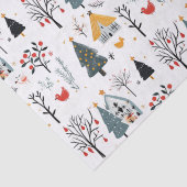 Papier Mousseline Noël scandinave (Détail)
