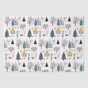 Papier Mousseline Noël scandinave  