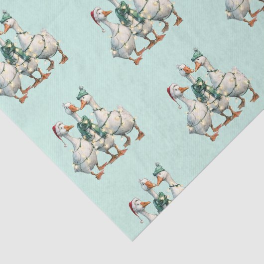 Papier Mousseline Noël Silly Goose Holiday Jolly (Détail)