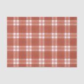 Papier Mousseline Noël simple Motif rouge rustique  (Recto)