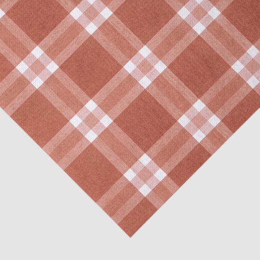 Papier Mousseline Noël simple Motif rouge rustique  (Détail)