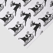 Papier Mousseline Noël Sleigh (Détail)