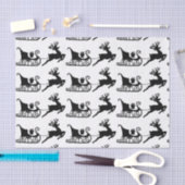 Papier Mousseline Noël Sleigh (Artisanat)