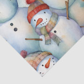 Papier Mousseline Noël Snowman Kids (Détail)