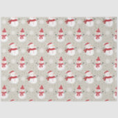 Papier Mousseline Noël Snowman Motifs Design 6 (Recto)