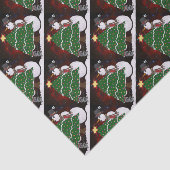 Papier Mousseline Noël Snowman Surprise Holidays (Détail)