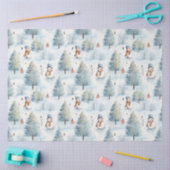 Papier Mousseline Noël Snowmen (Artisanat)