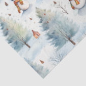 Papier Mousseline Noël Snowmen (Détail)