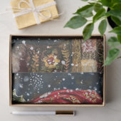 Papier Mousseline Noël souriant Père Noël (Cadeau)