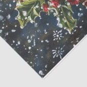 Papier Mousseline Noël souriant Père Noël (Détail)