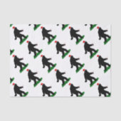 Papier Mousseline Noël Squatchin' (Recto)