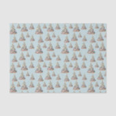 Papier Mousseline Noël sur la plage (Recto)