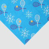 Papier Mousseline 🎄 Noël 🎾 tennis bleu (Détail)