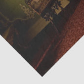 Papier Mousseline Noël victorien - Papier Tissu (Détail)