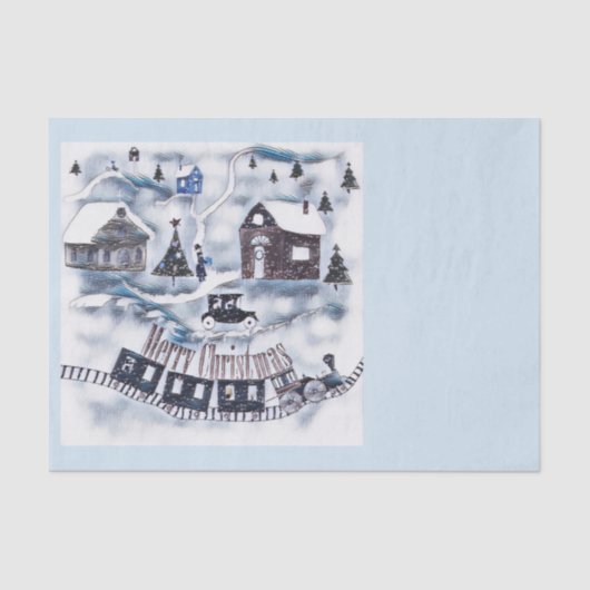 Papier Mousseline Noël, Vintage (Recto)