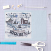 Papier Mousseline Noël, Vintage (Artisanat)