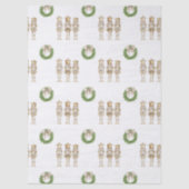 Papier Mousseline Noêle Noisette Or (Recto)