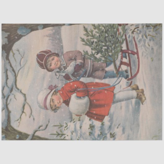 Papier Mousseline Noëltère série Design 8 (Recto)