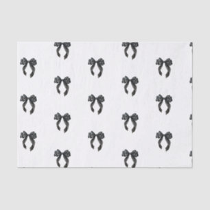 Papier Mousseline Nœud noir Mariage français Mon Cherie