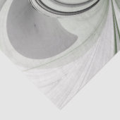 Papier Mousseline Noir Abstrait et blanc avec art fractal vert (Détail)