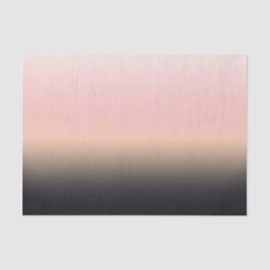 Papier Mousseline Noir assez rouillé pour denteler le gradient Ombre (Recto)