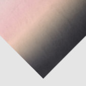 Papier Mousseline Noir assez rouillé pour denteler le gradient Ombre (Détail)