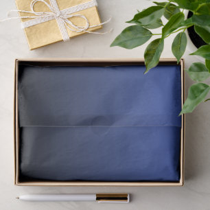 Papier Mousseline Noir bleu royal Ombre