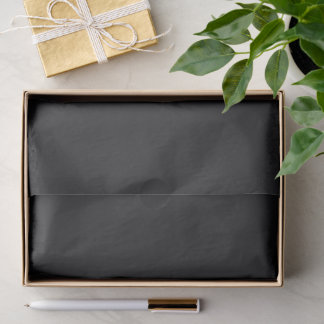 Papier Mousseline Noir Broderie Cendre Noir Mat