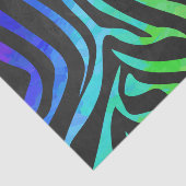 Papier Mousseline Noir de zèbre et copie d'arc-en-ciel (Détail)