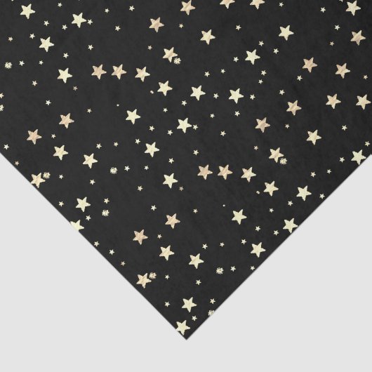 Papier Mousseline Noir d'étoiles (Détail)