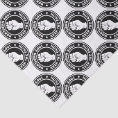 Papier Mousseline noir du nord de logo d'âme (Détail)