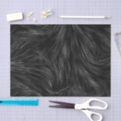 Papier Mousseline Noir et blanc Abstrait (Artisanat)