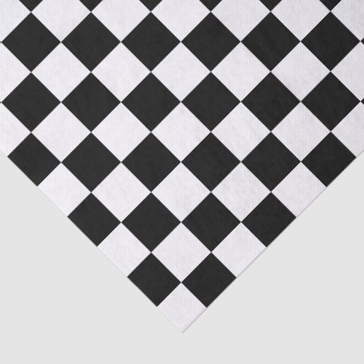 Papier Mousseline Noir et blanc coché (Détail)