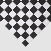 Papier Mousseline Noir et blanc coché (Détail)