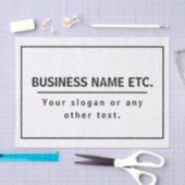 Papier Mousseline Noir et blanc moderne (Artisanat)