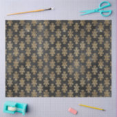 Papier Mousseline Noir et Gold Circus Series Design 18 (Artisanat)